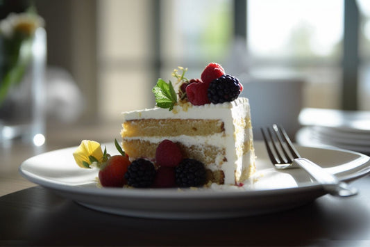 Cantilly Cake con bacche e panna montata