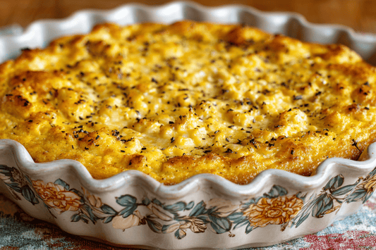 Creamy Southern Corn Pudding with Golden Top