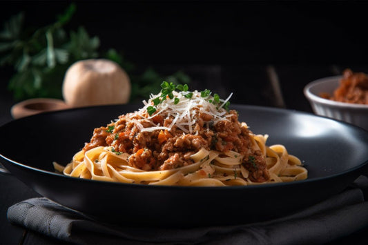 Turchia Bolognese con ricca salsa di pomodoro