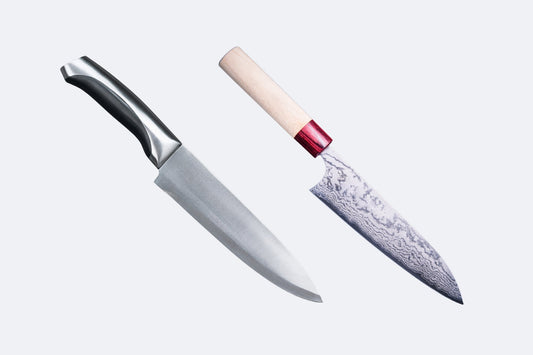 Quelle est la différence entre un ensemble de couteaux japonais et allemand?
