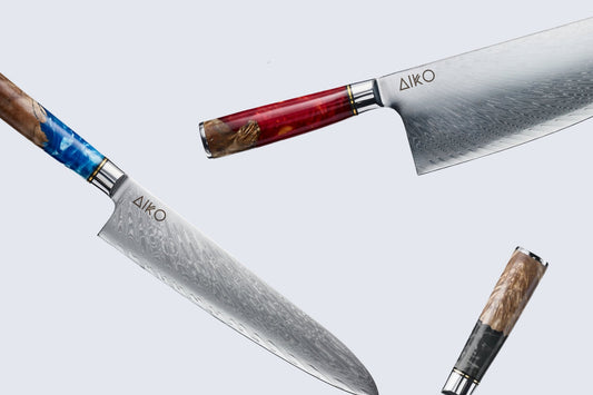 Spotlight sur l'ensemble de couteau de chef japonais Aiko