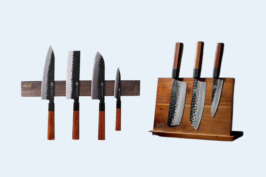 Messerregal gegen Messerblock: Welches ist am besten?