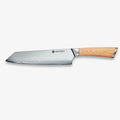 Haruta Couteau de chef Kiritsuke en acier de Damas japonais VG10 de 8 pouces avec manche en bois et fourreau