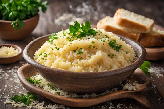 Pastina italienne classique avec beurre et parmesan