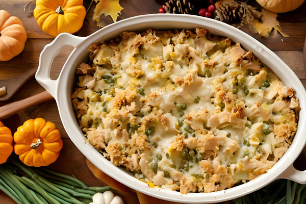 Casserole des restes de Thanksgiving