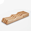 Küchenmesserschublade | Tisch-Organizer aus Holz