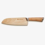 Set coltelli da cucina Haruta VG10 in acciaio damasco giapponese da 5 pezzi con manici in legno e fodero