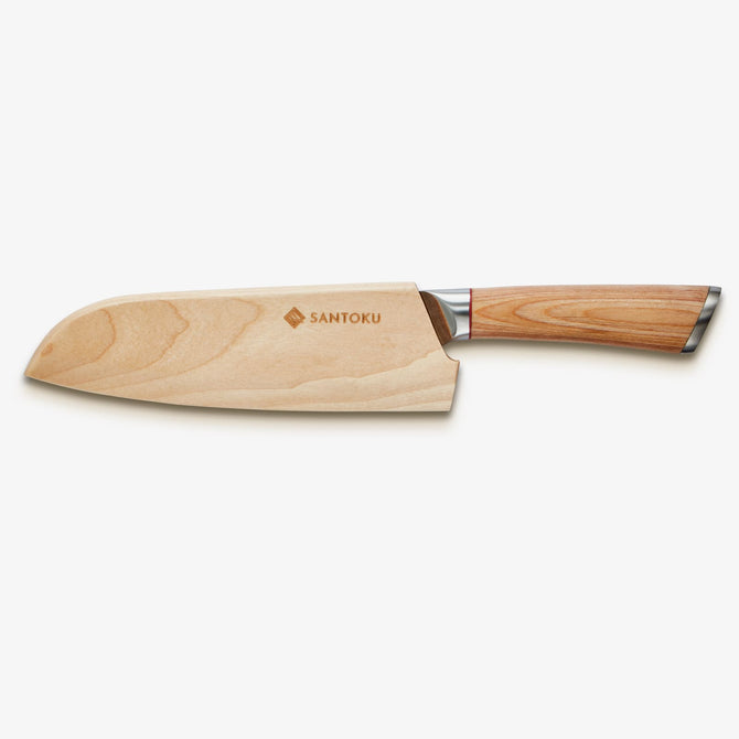 Set coltelli da cucina Haruta VG10 in acciaio damasco giapponese da 5 pezzi con manici in legno e fodero